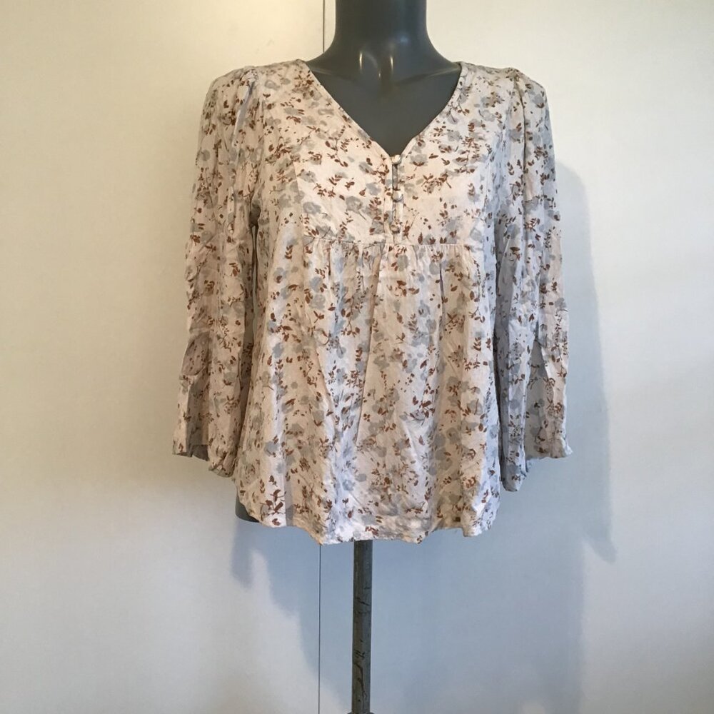 Universal Thread Floral  Babydoll Top Size S